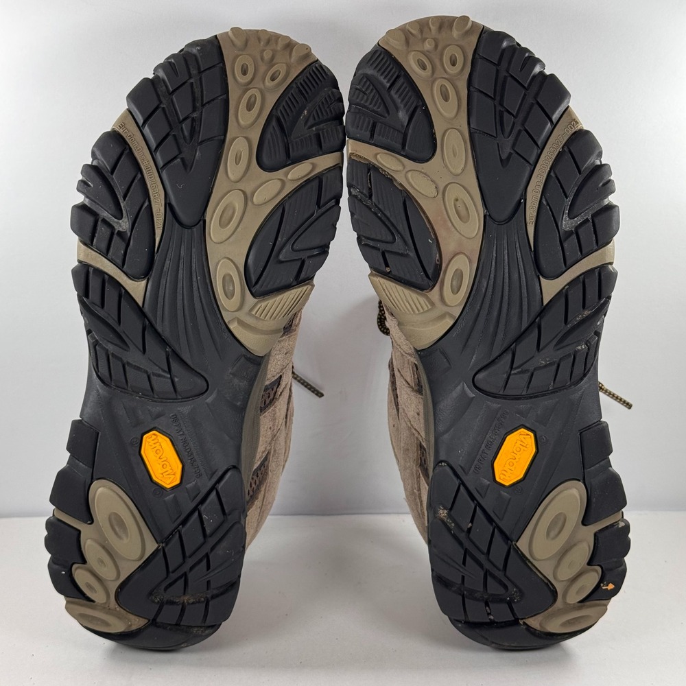 Merrell Moab 2 Vent Mens 9 Hiking Shoes Earth Brown Black J06011 Vibram - Picture 6 of 9